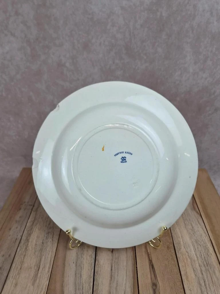 Deep plate Terre de Fer Creil & Montereau Kyoto, polychrome – photo 6